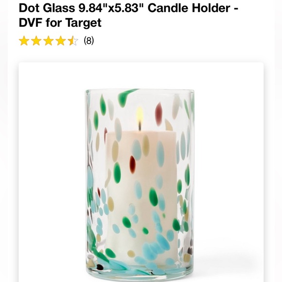 LAST ONE 🔥 DVF Glass HURRICANE - Picture 8 of 13